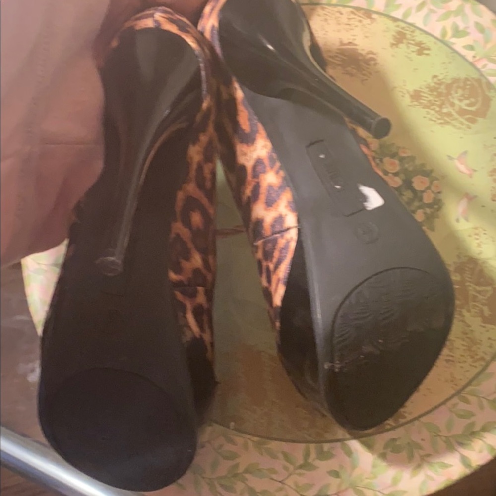 Leopard platform pumps - Picture 4 of 4